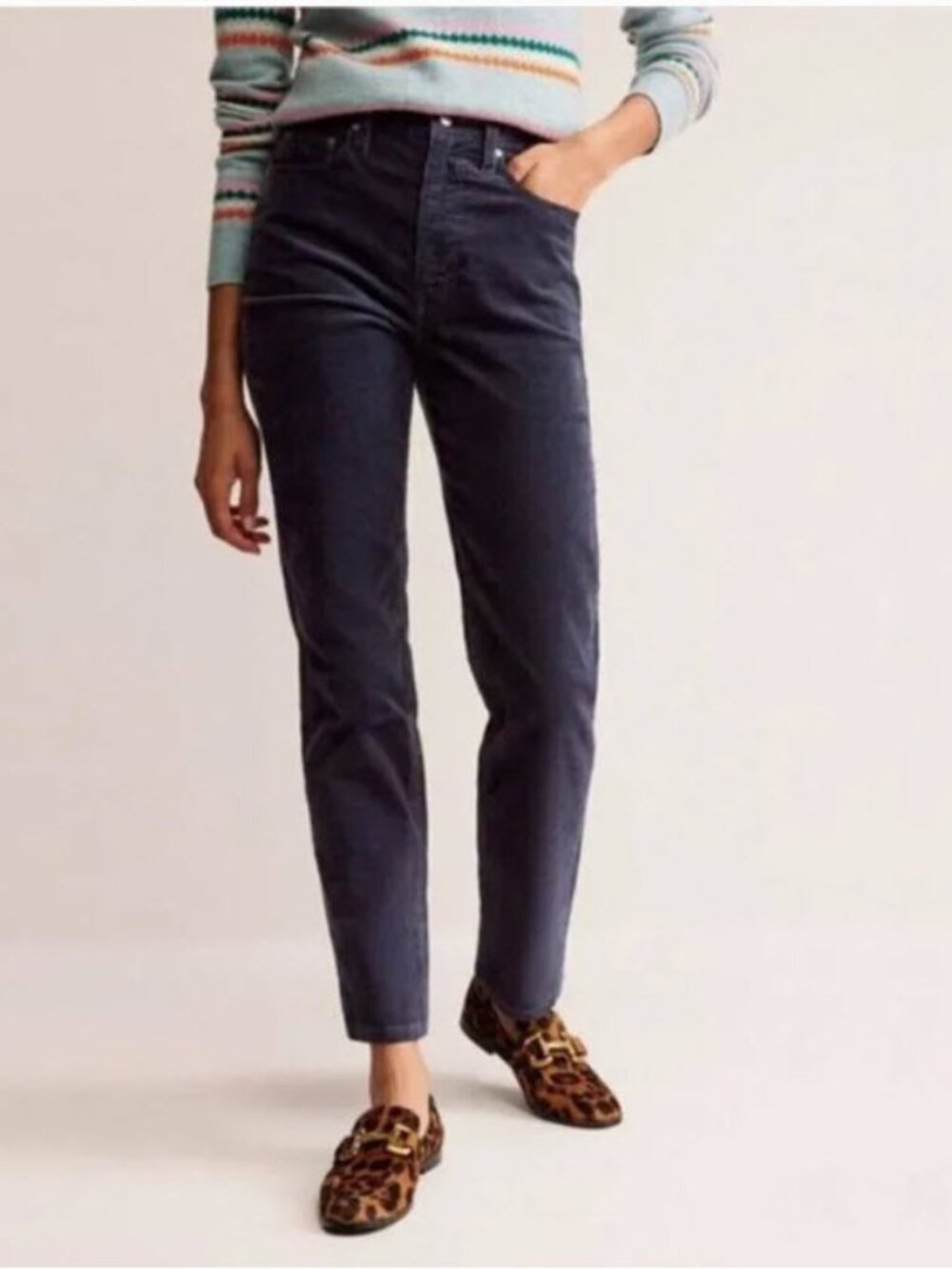Contemporaine for Simons CORDUROY PANTs Size 12 TALLSLIM-FIT VELVET